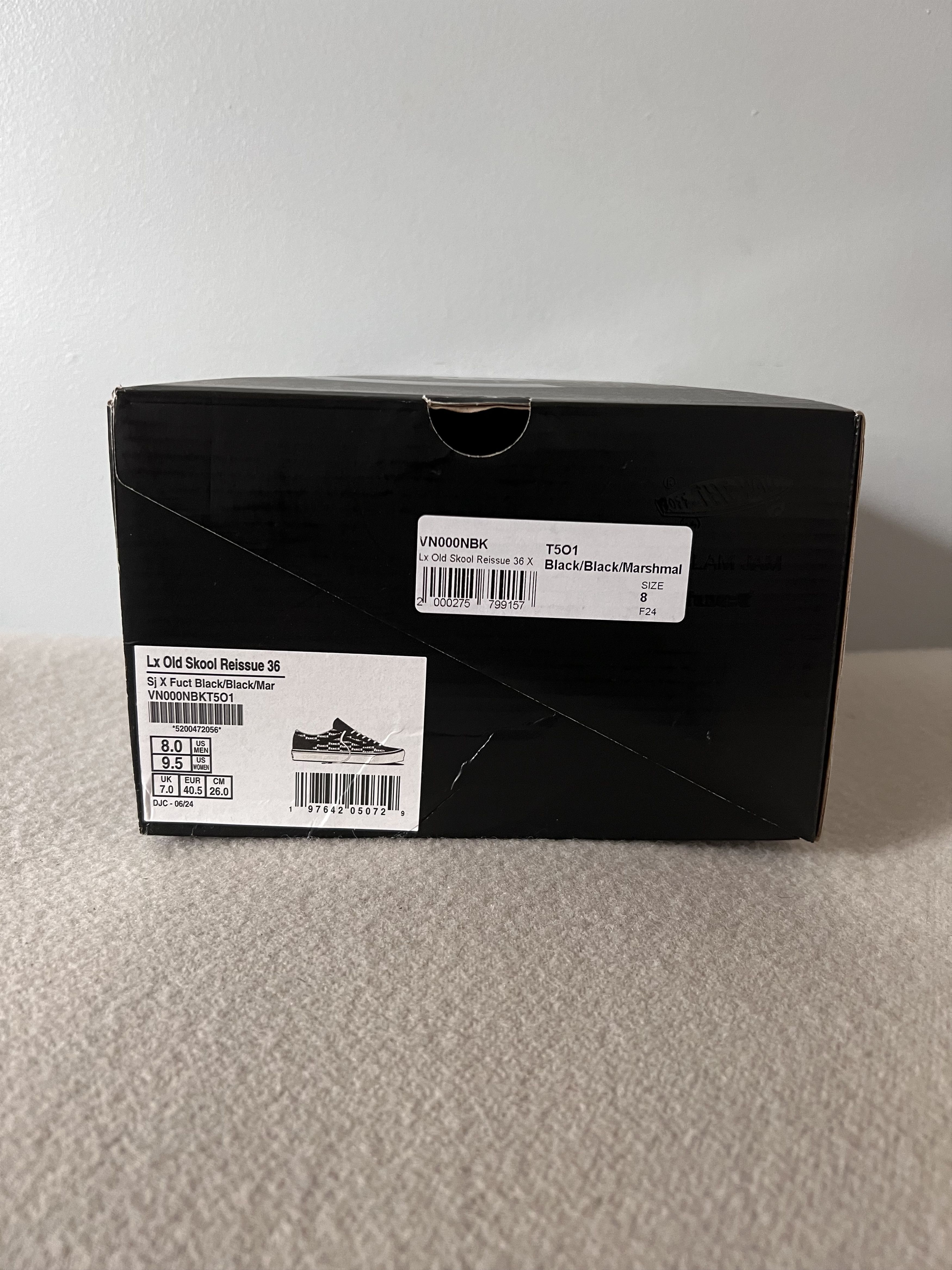 FUCT × Slam Jam × Vans Fuct Vans Lx Old Skool Reissue 36 in Black Size US 8 / EU 41 - 8 Thumbnail
