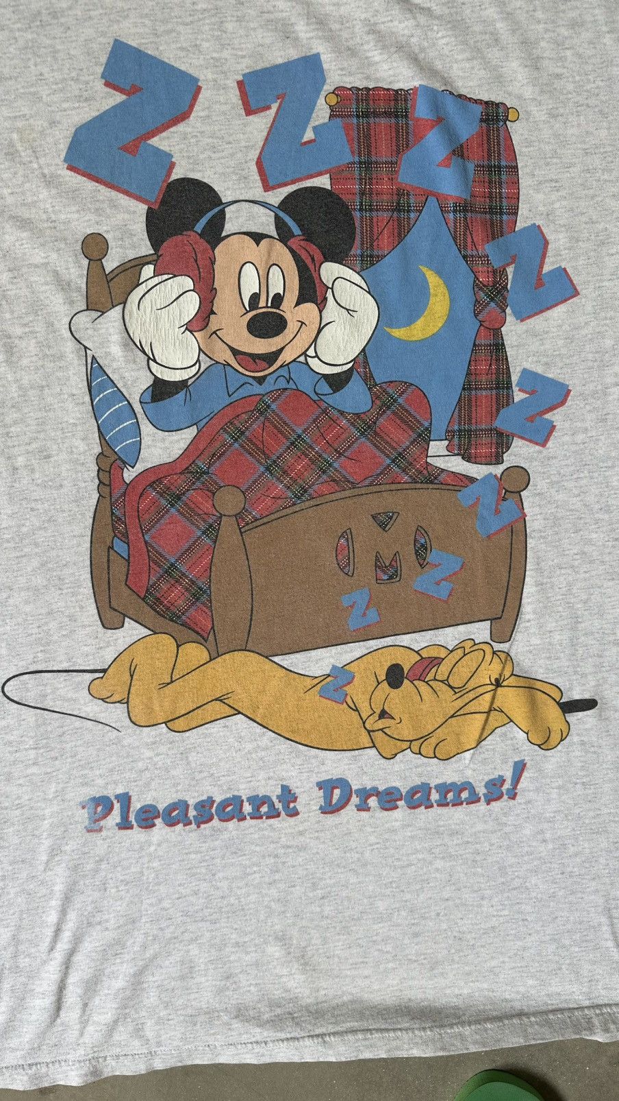 Vintage VINTAGE MICKEY MOUSE PLEASANT DREAMS TEE Size US XL / EU 56 / 4 - 2 Thumbnail