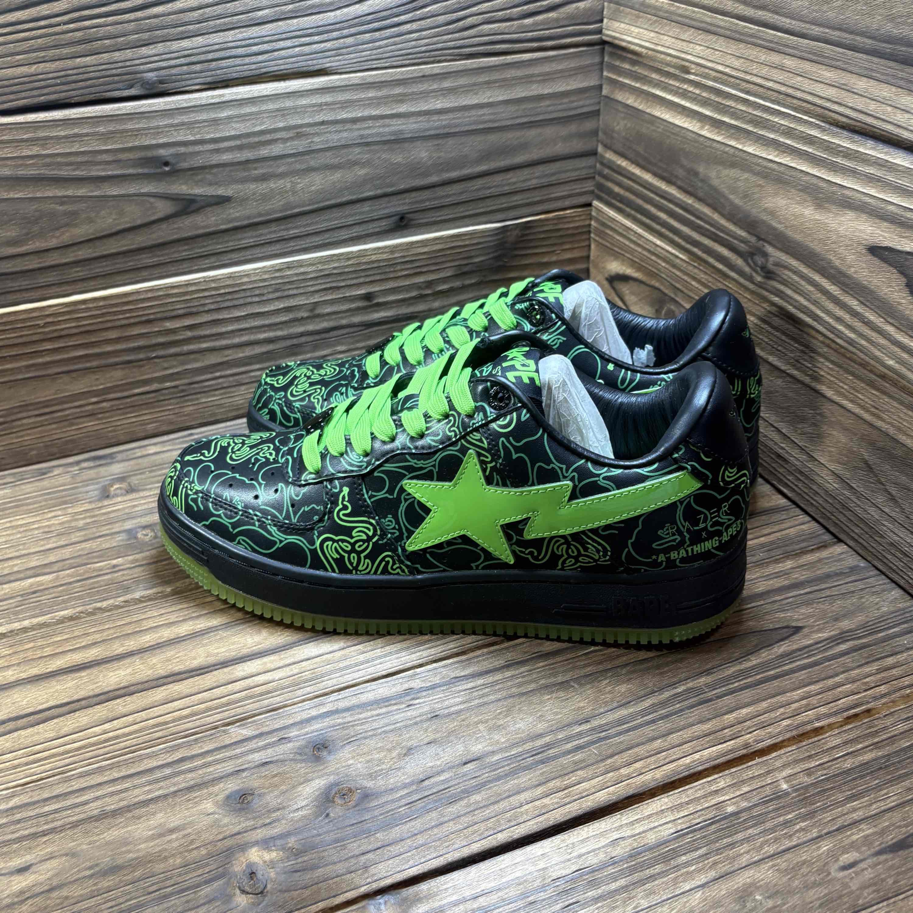 Bape A Bathing Ape x Razer Bape Sta Sneakers Size 8 Size US 8 / EU 41 - 1 Thumbnail