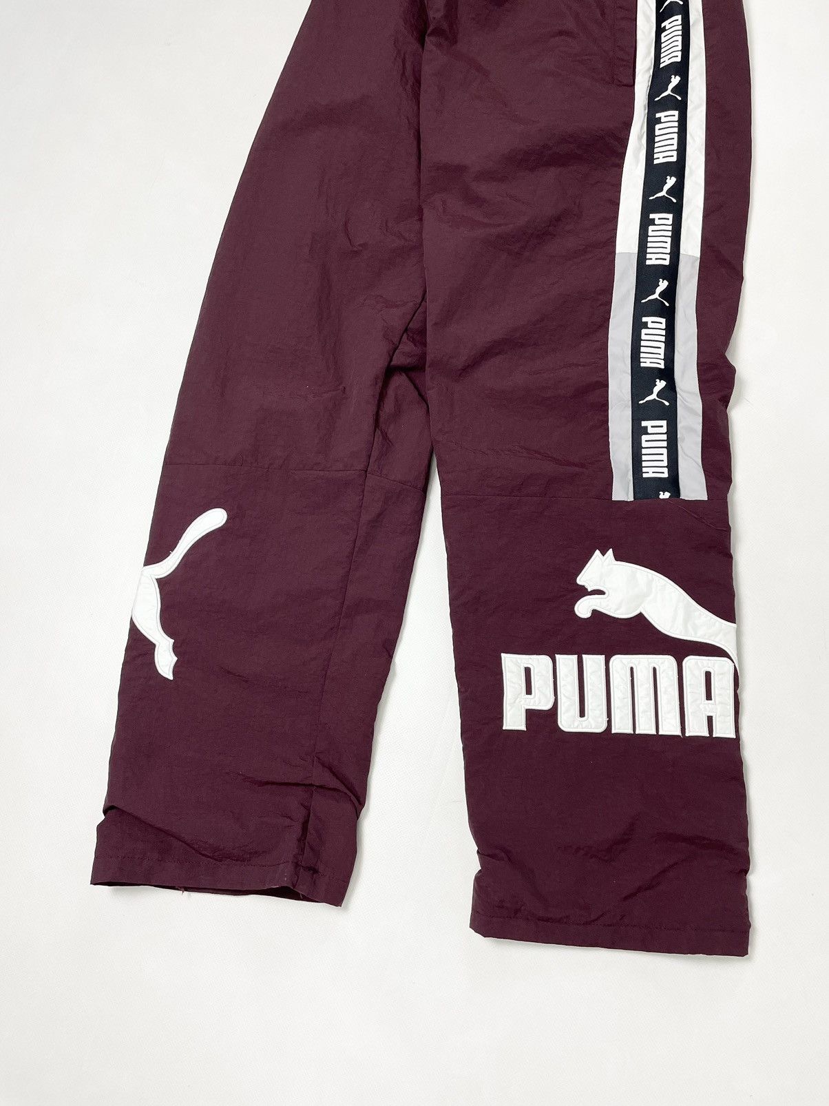Puma Vintage 🐯 Puma big logo lampass nylon speedcat pants Size US 32 / EU 48 - 2 Thumbnail