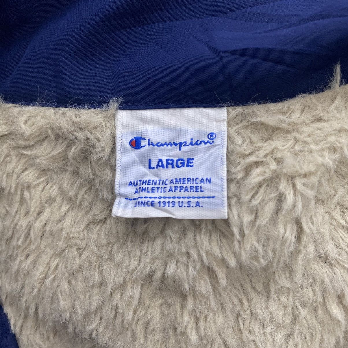 Champion CHAMPION USA Deep Pile Sherpa Inside Windbreaker Coach Navy Size US L / EU 52-54 / 3 - 6 Thumbnail