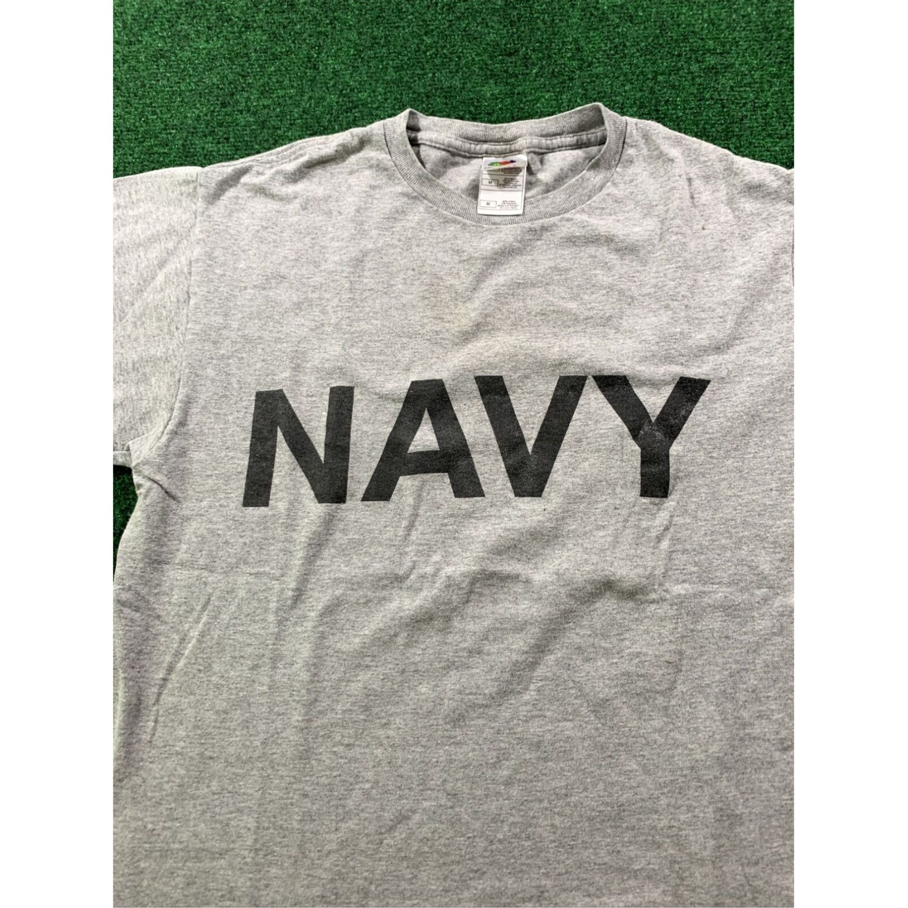 Soffe Fruit of the loom NAVY Grey shirt Size M Size US M / EU 48-50 / 2 - 3 Thumbnail