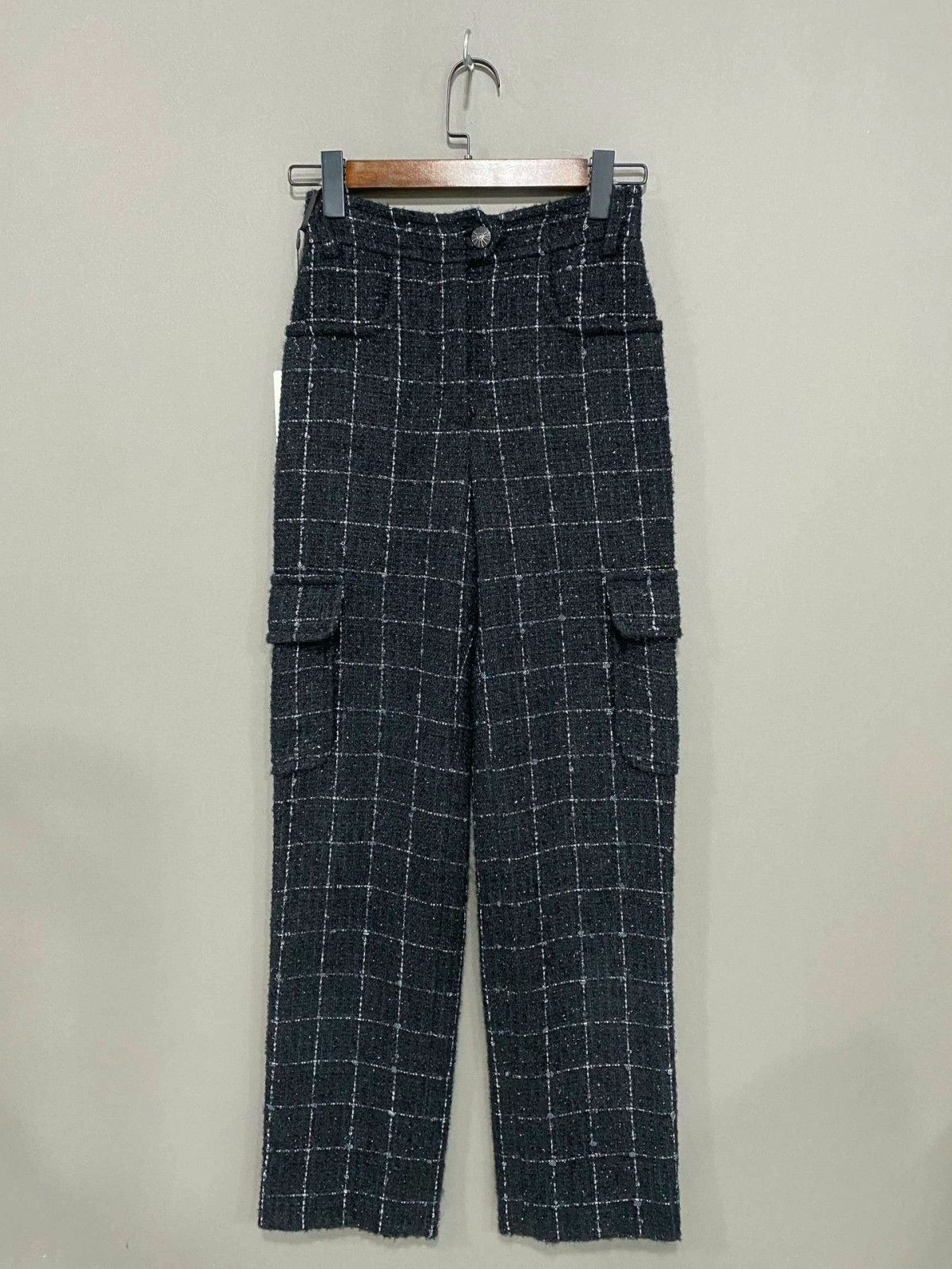 Chanel Chanel Tweed Woven Trousers Size 34" / US 12 / IT 48 - 1 Thumbnail