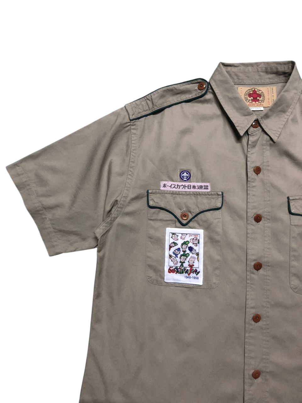 Boycott × Polo Ralph Lauren × Ralph Lauren Ralph Lauren x Boys Scout Nippon Shirt Military Style Size US M / EU 48-50 / 2 - 6 Thumbnail