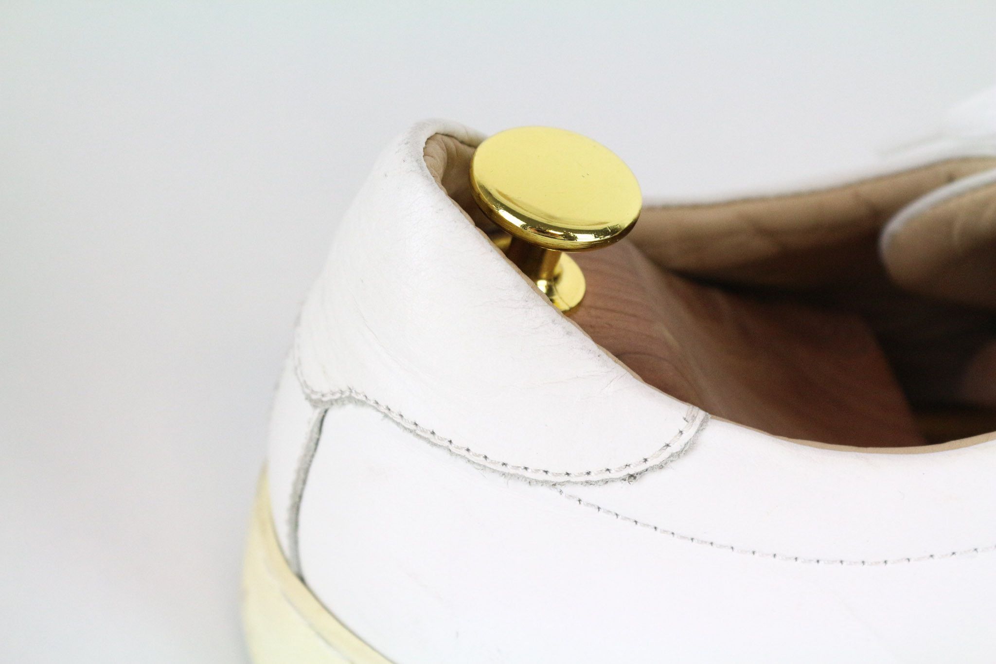 Suitsupply EU43 White Leather Laced Sneakers 73655 Size US 10 / EU 43 - 13 Thumbnail