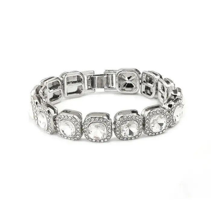 Jewelry Rhinestone Chain Bracelet Size ONE SIZE - 1 Thumbnail