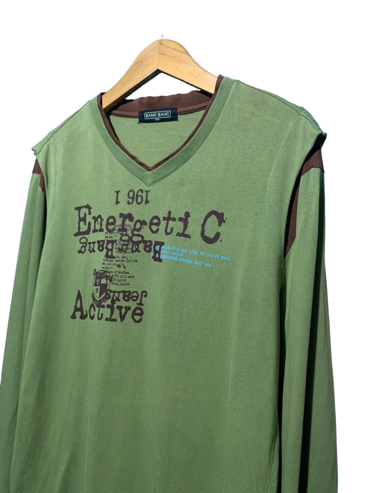 If Six Was Nine Y2k japanese poem double layer style longsleeve Size US L / EU 52-54 / 3 - 3 Thumbnail
