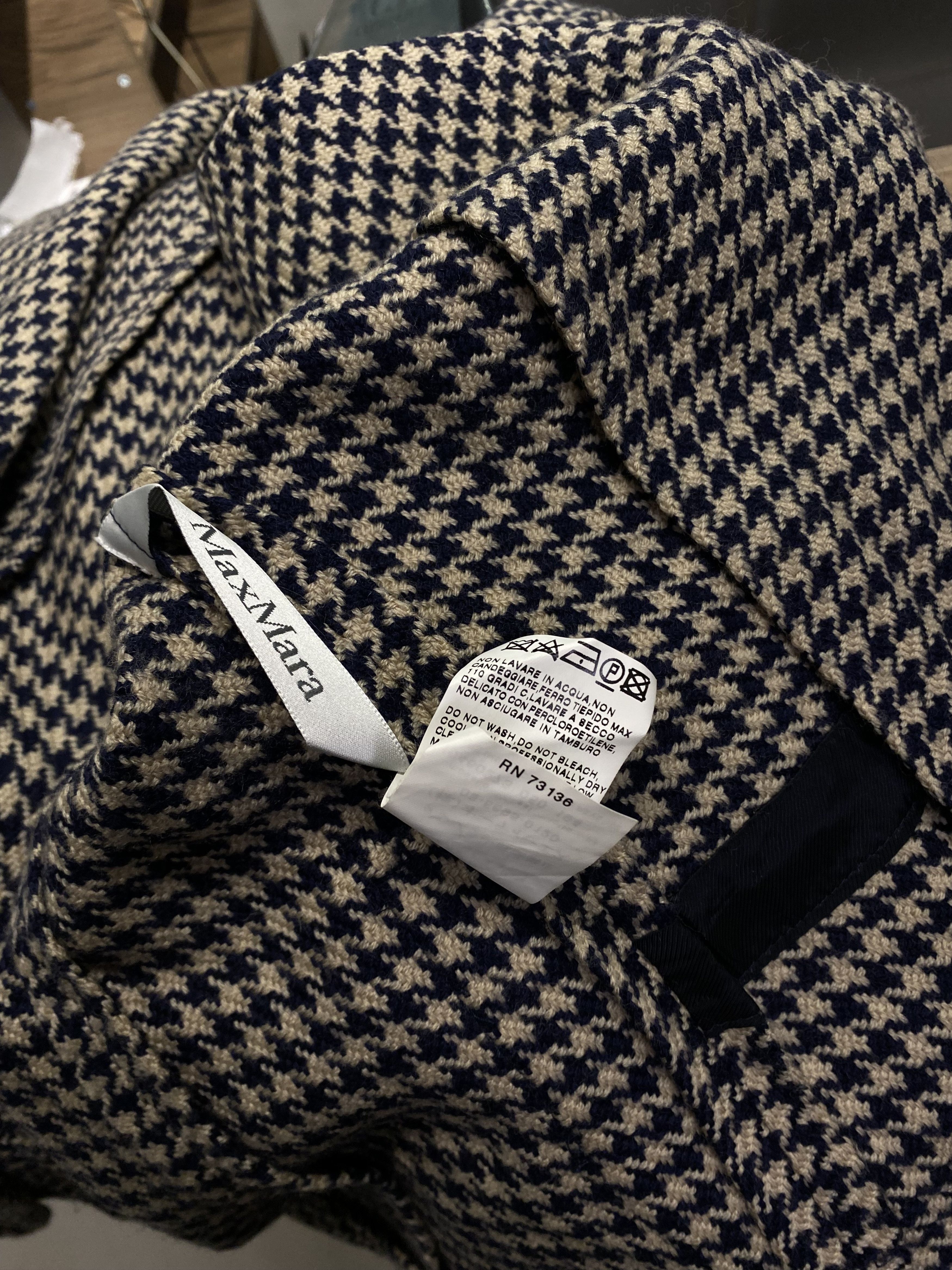 Max Mara vintage Max Mara wool cashmere unlined blazer jacket size M Size M / US 6-8 / IT 42-44 - 13 Thumbnail