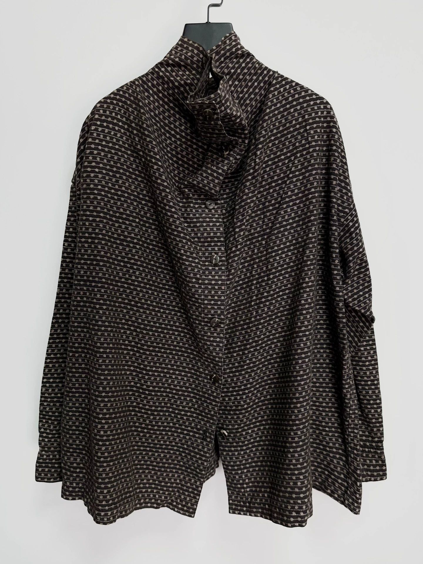 Issey Miyake Multi Pattern Long Sleeve Button Up Shirt Size US L / EU 52-54 / 3 - 1 Thumbnail