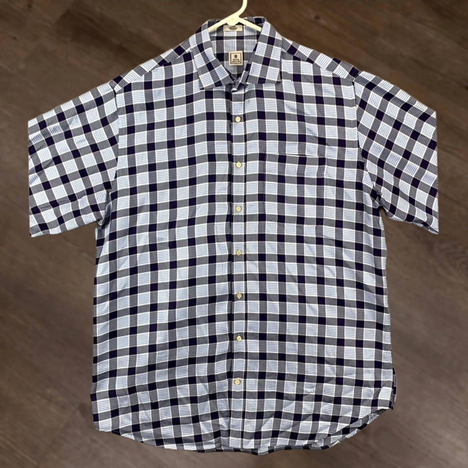 Peter Millar Peter Millar Shirt Mens Large Blue Plaid Button Down Long Sleeve Long Sleeve Size US L / EU 52-54 / 3 - 1 Thumbnail