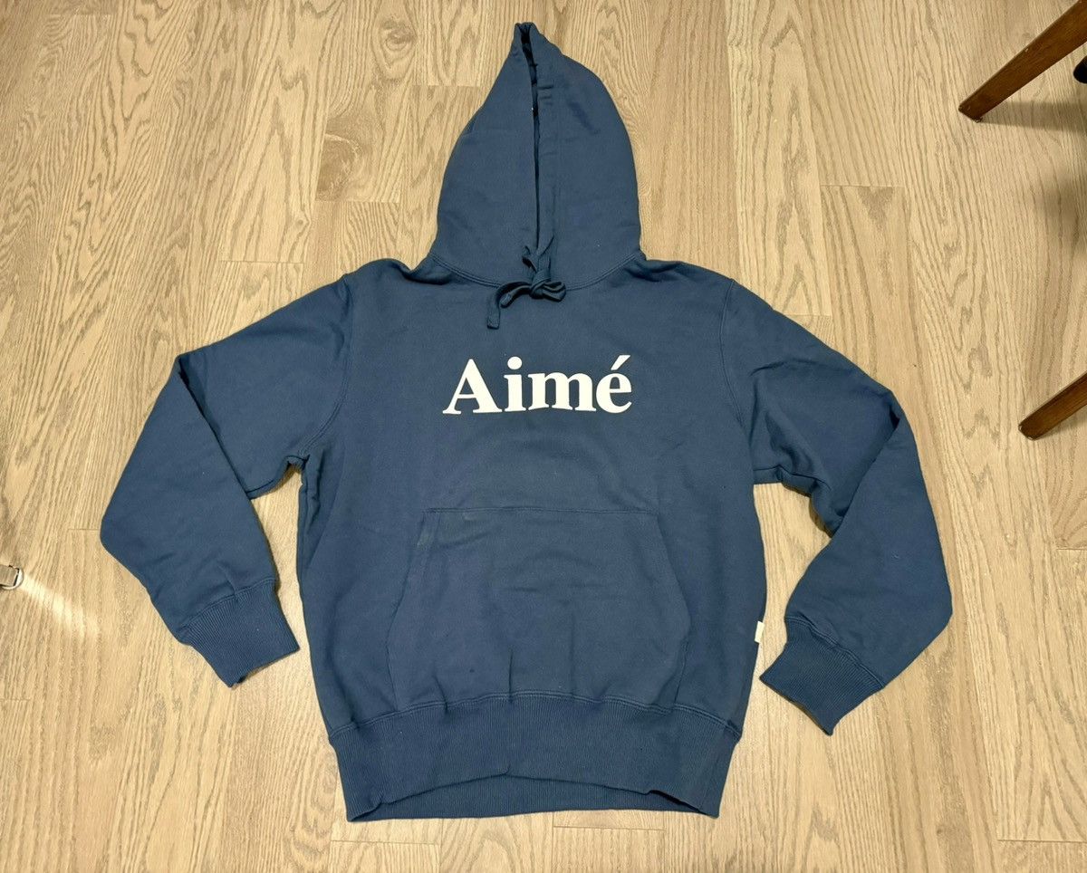 Aime Leon Dore Aime Leon Dore Aime Logo Hoodie Navy Made In Canada Size US M / EU 48-50 / 2 - 2 Thumbnail