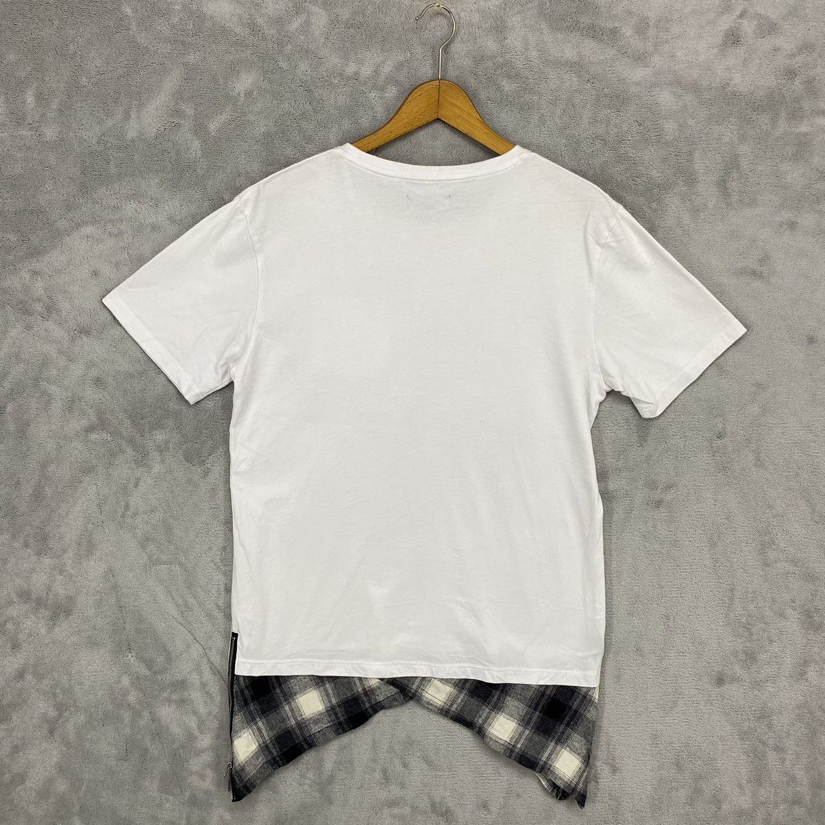 semanticdesign RARE🔥Semantics Design Punk Zip Up White Tee Size US M / EU 48-50 / 2 - 8 Thumbnail