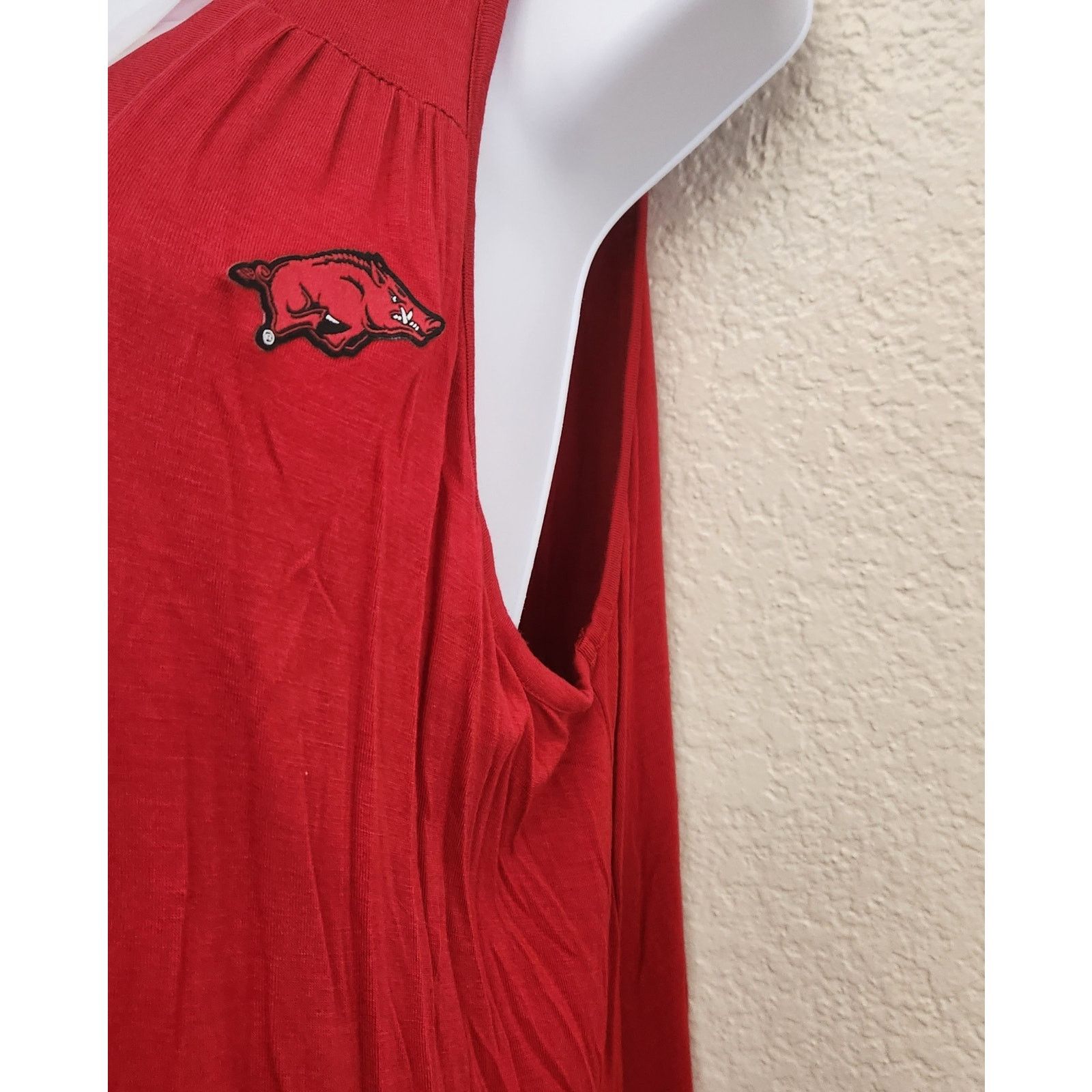 Other P. Michael Red Arkansas Razorbacks Logo Draped Cardigan M Size M / US 6-8 / IT 42-44 - 2 Thumbnail