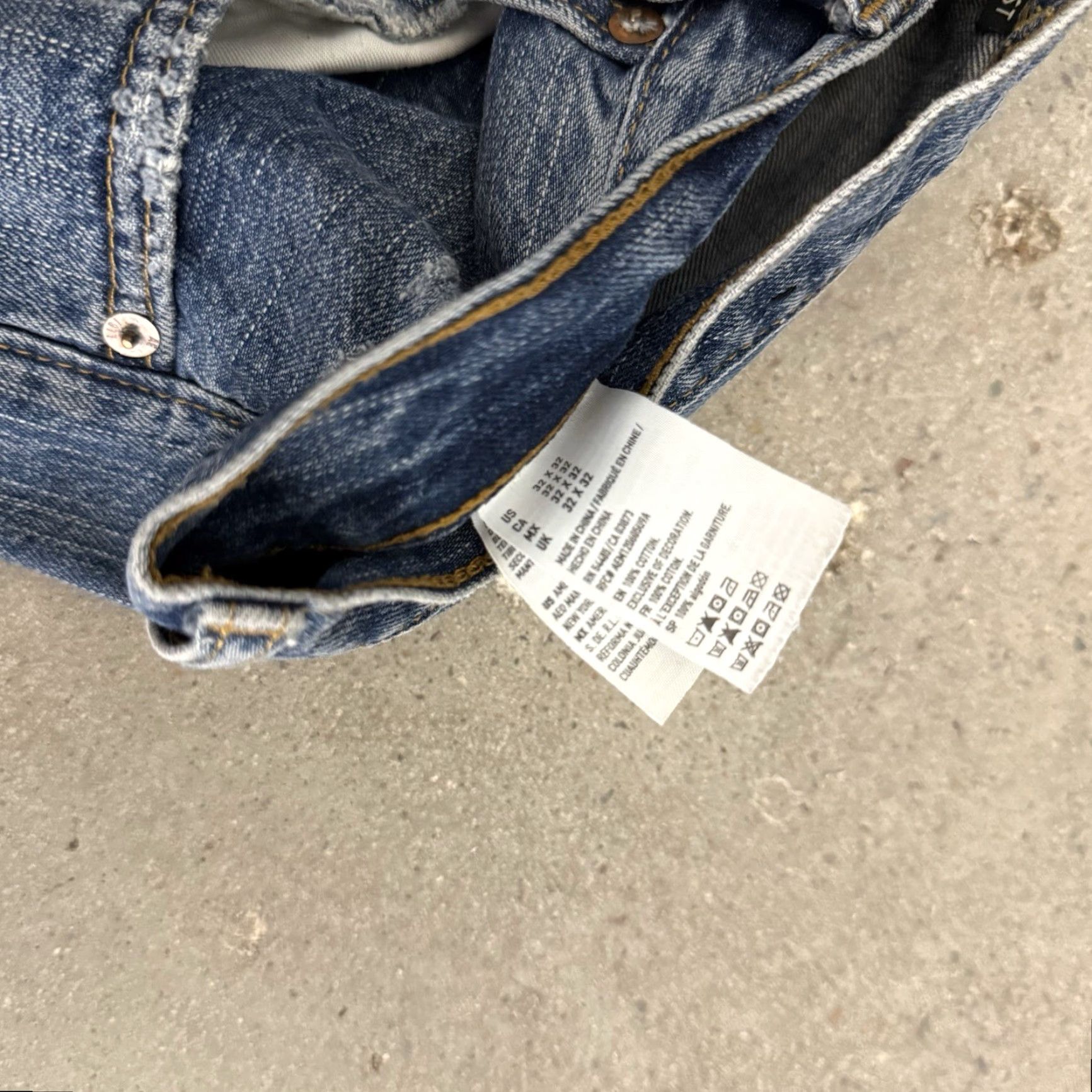 American Eagle Outfitters American Eagle Jeans Made To Last Patchwork Mens Size 32x32 Distressed Size US 32 / EU 48 - 4 Thumbnail