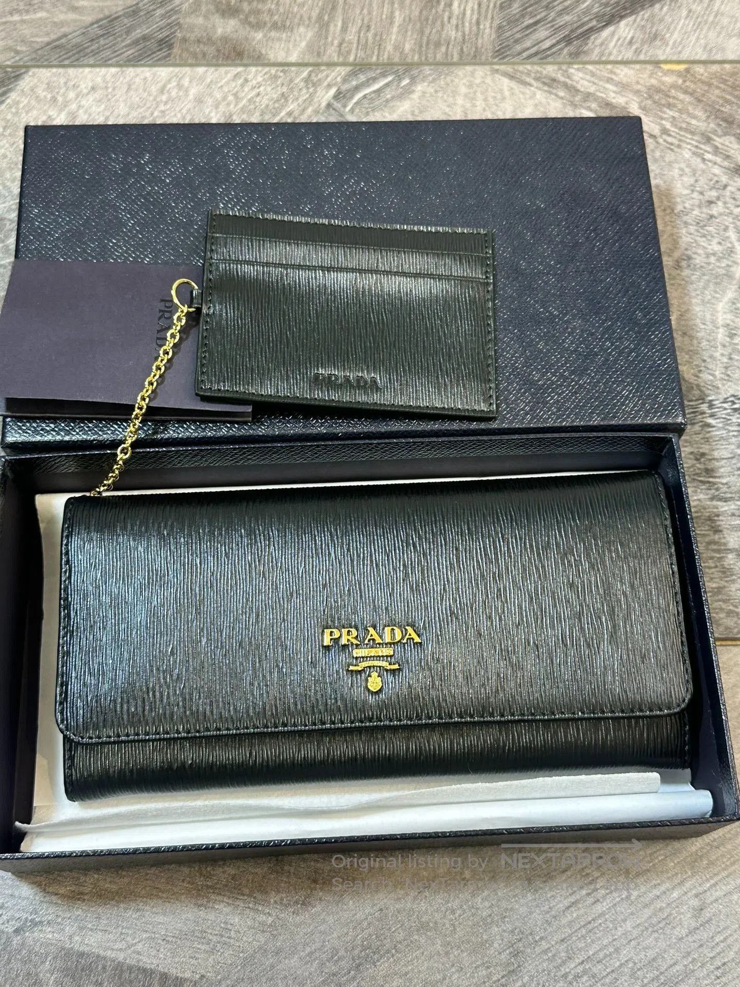 Prada Prada Long Wallet with Card Case. Size ONE SIZE - 5 Thumbnail