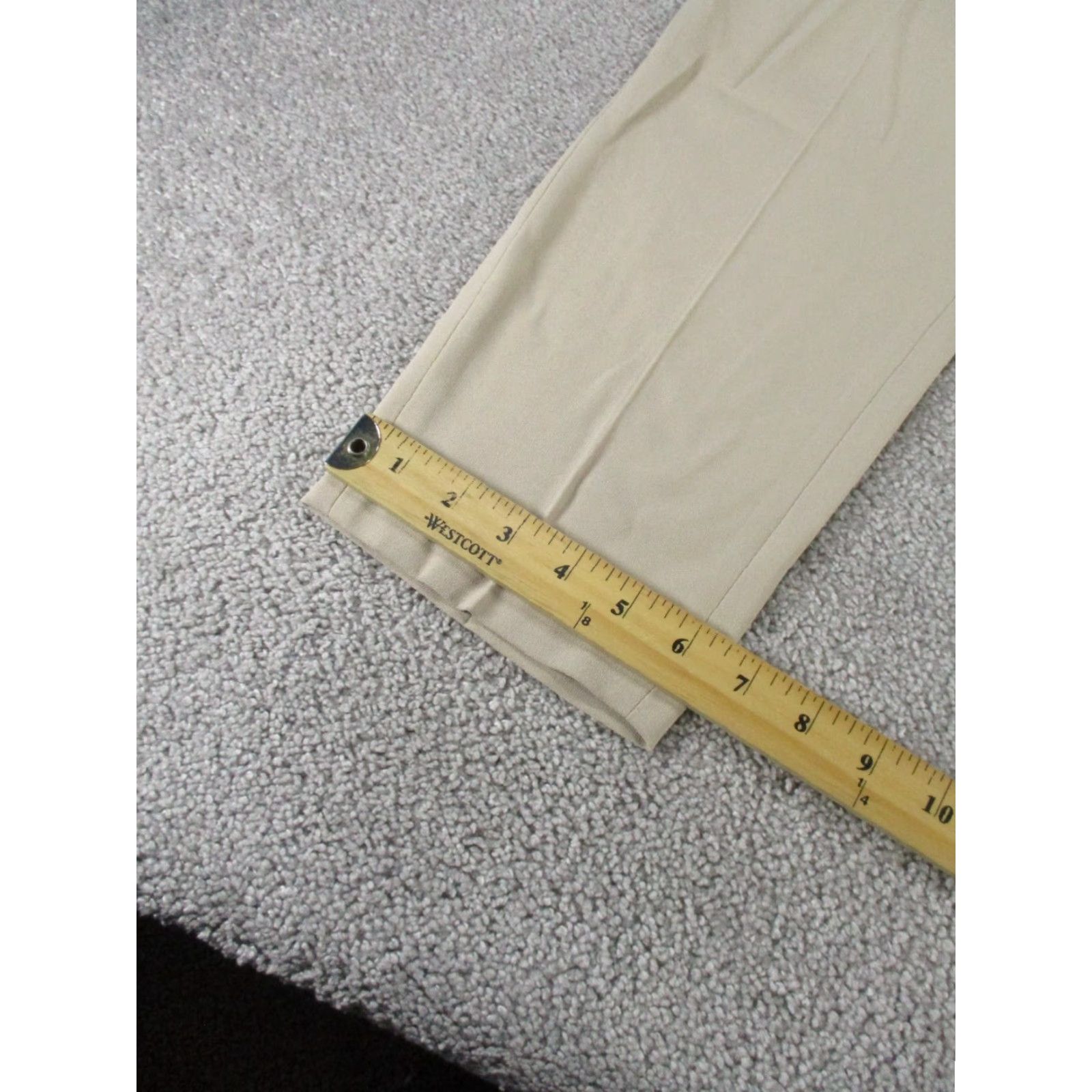 Vintage Babaton Dress Pants Womens 8 Beige Crepe Taper Leg Pull On Stains Dress Pants Beige Babaton Womens 8 Tapered Crepe Pull On Stains Size 30" / US 8 / IT 44 - 6 Thumbnail