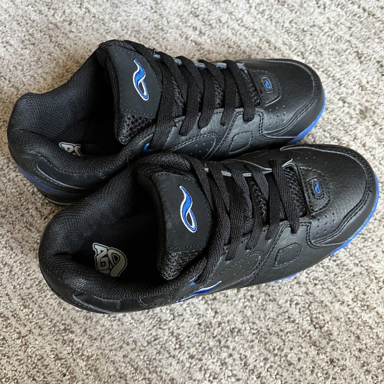 Designer Adio CKY Vintage Y2K Skate Shoes Size 6 Black Blue Grailed