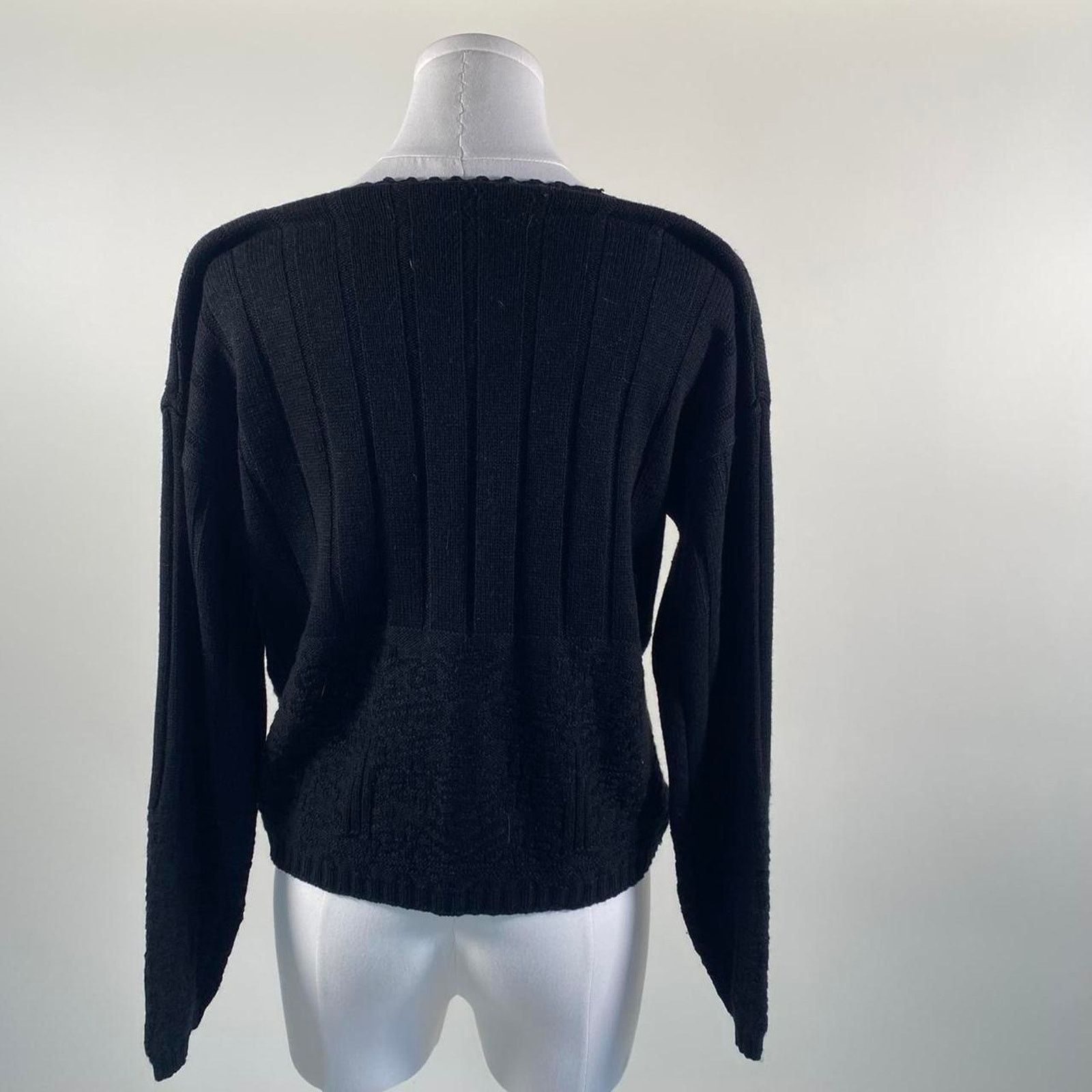 Other Vintage 90s black sweater Size M / US 6-8 / IT 42-44 - 4 Thumbnail