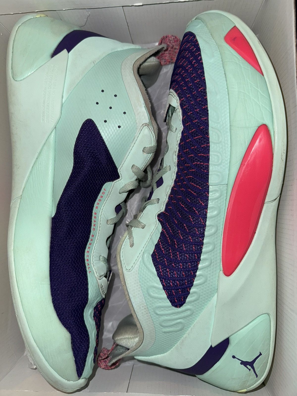 Jordan Brand Jordan Luka 1 w/ OG Box, Exc Cond, sz 13 MintFoam/RacerPink Size US 13 / EU 46 - 7 Thumbnail