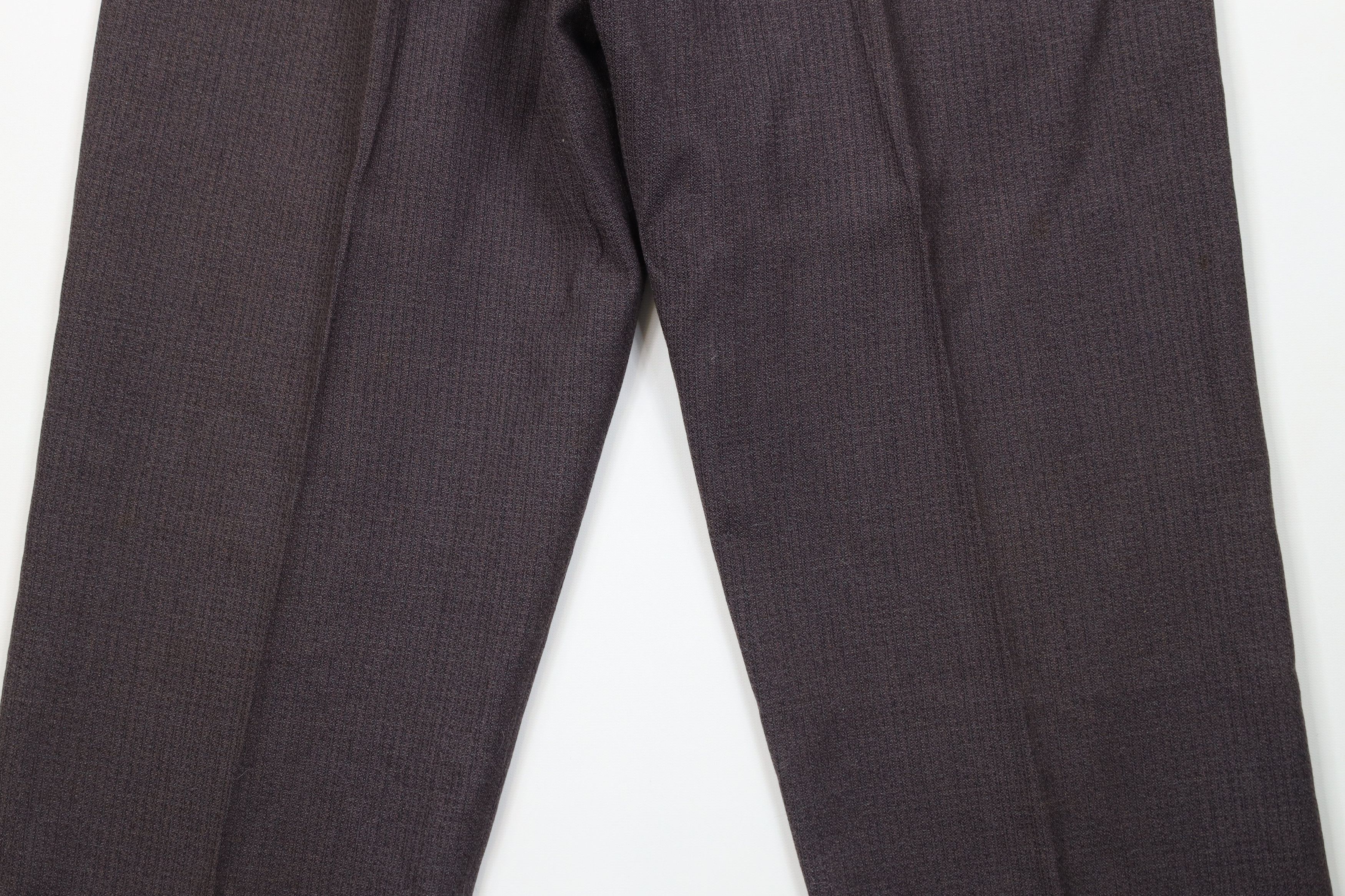 Vintage Vintage 50s 60s Streetwear Wool Knit Wide Leg Chino Pants Size US 30 / EU 46 - 12 Thumbnail