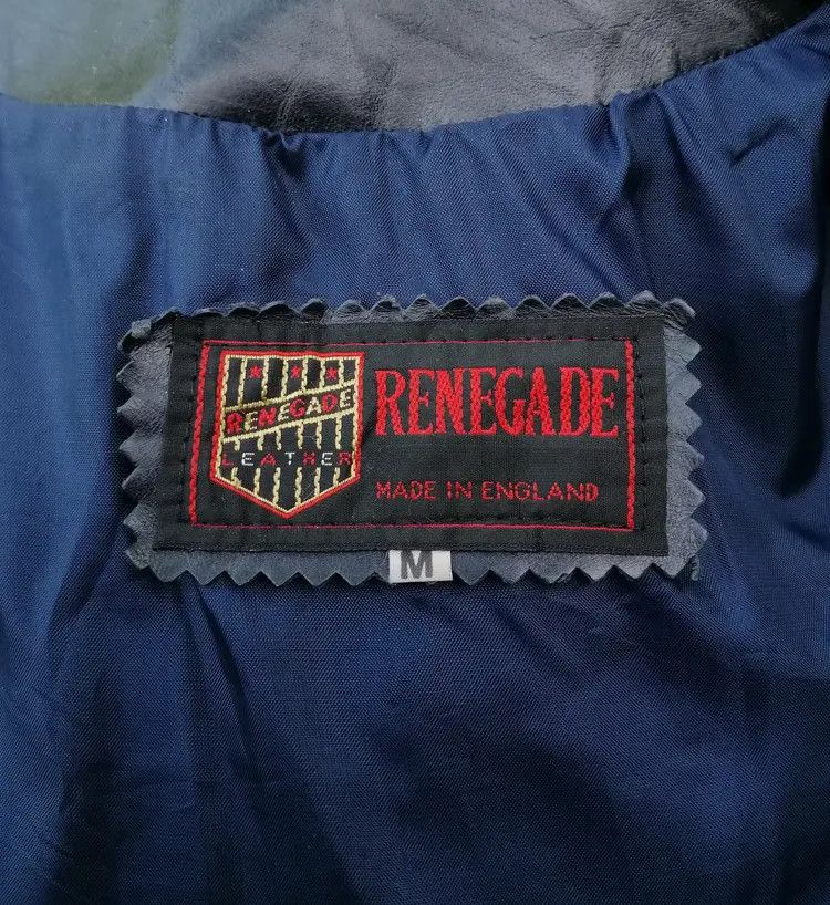 Genuine Leather Vintage RENEGADE Genuine Real Leather Jacket Size M / US 6-8 / IT 42-44 - 17 Thumbnail