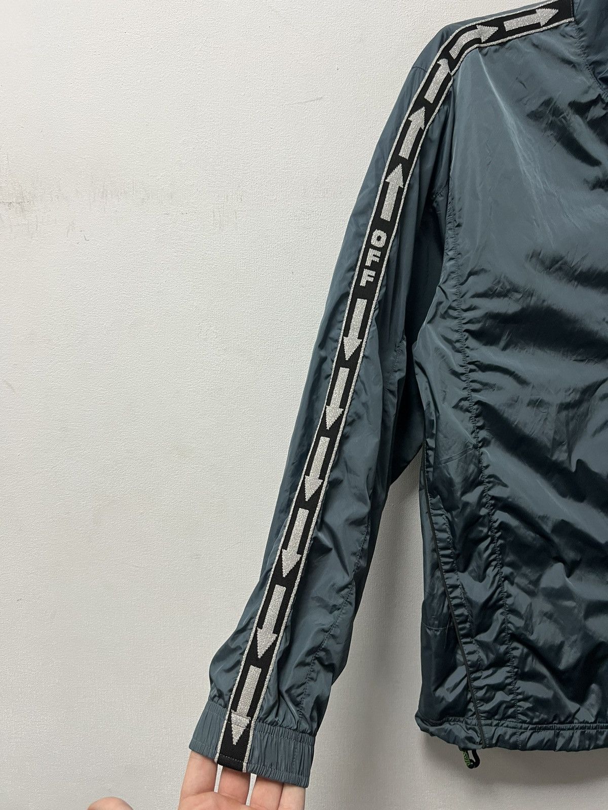 Off-White Off White Light Nylon Track jacket Size US S / EU 44-46 / 1 - 2 Thumbnail