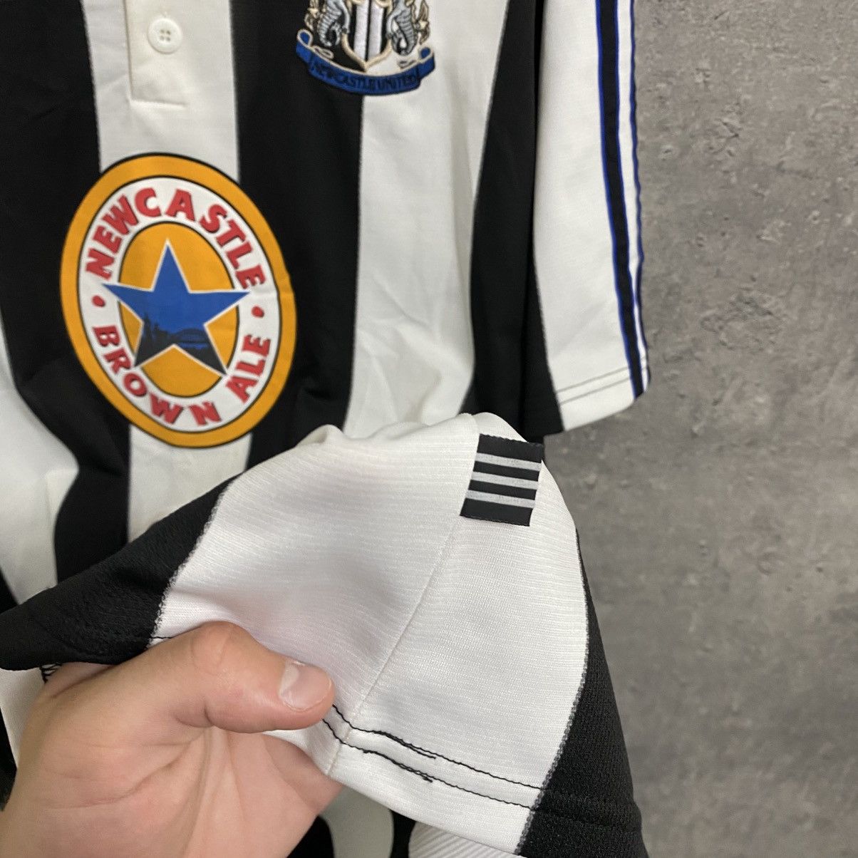 Adidas Vintage 90s Adidas Newcastle United 1995-97 Home Jersey Size US XL / EU 56 / 4 - 8 Thumbnail