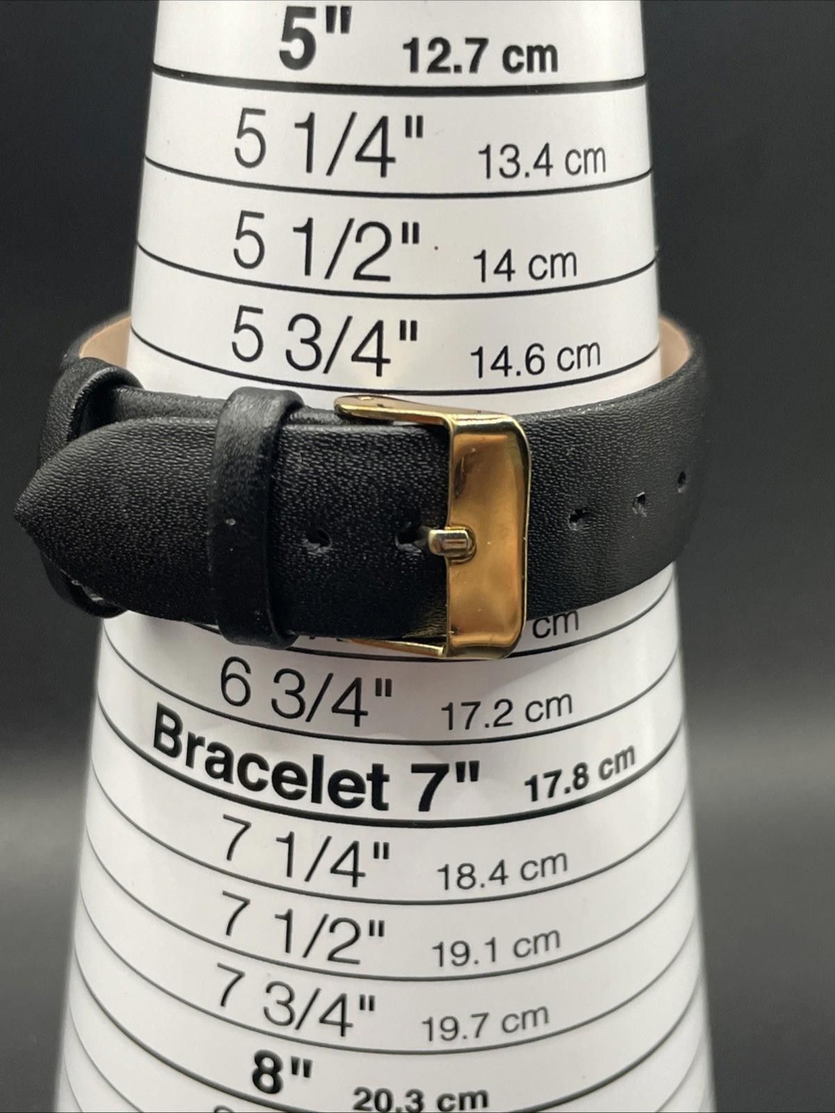Designer Anne Klein Diamond Black Dial Gold Accents New Battery Size ONE SIZE - 5 Thumbnail