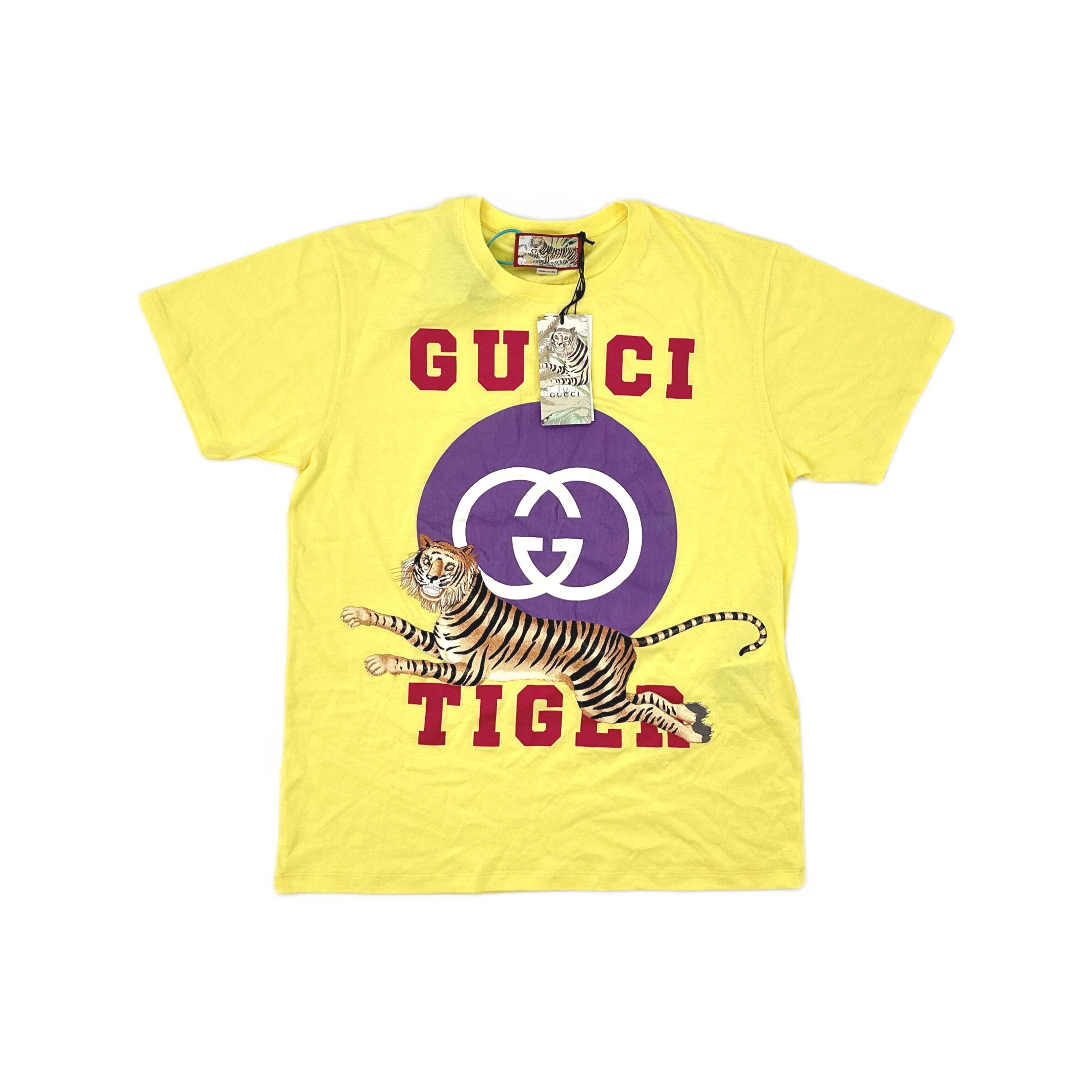 Gucci Gucci Tiger Graphic T-Shirt S Size S / US 4 / IT 40 - 1 Thumbnail