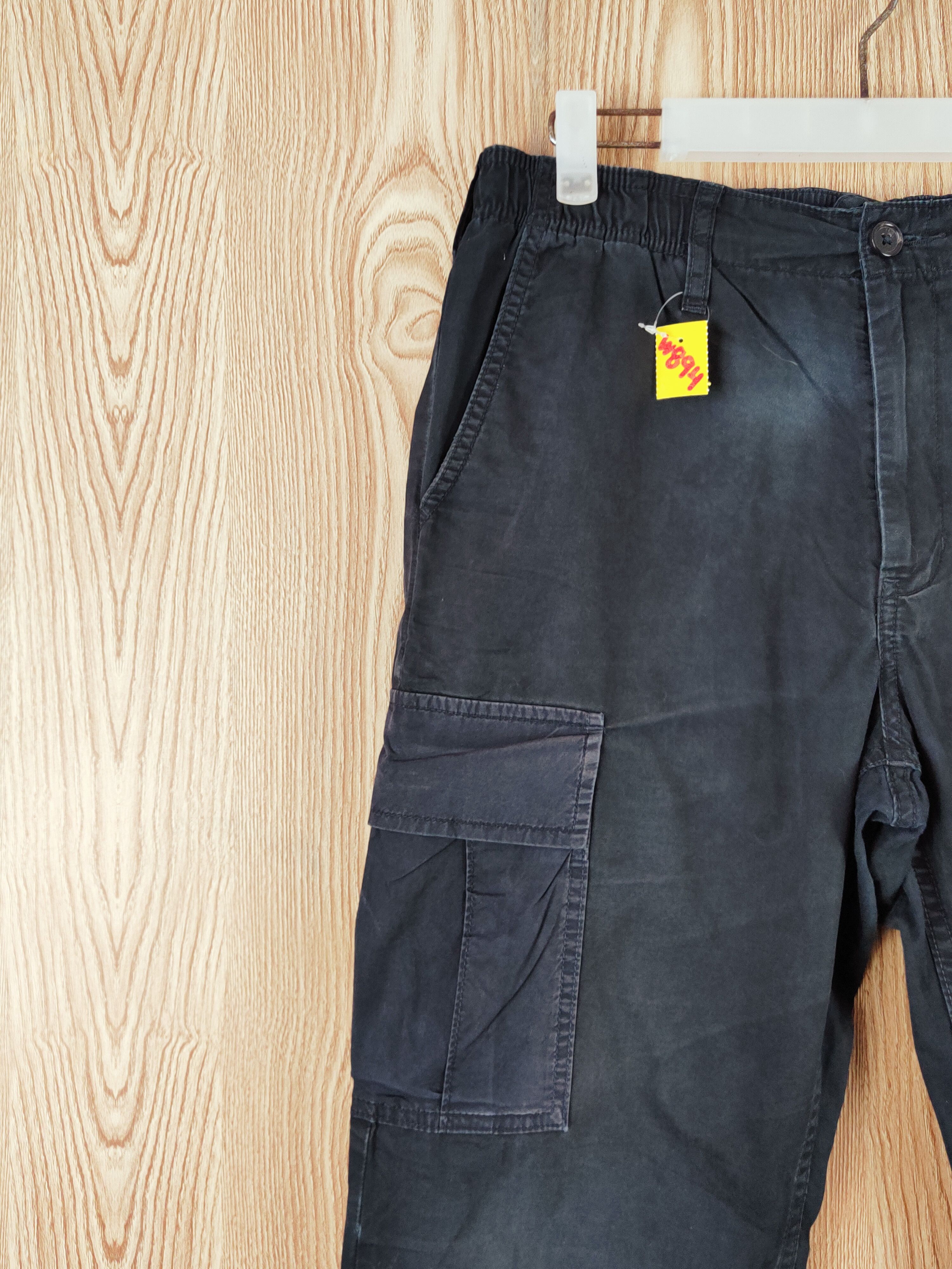 GU GU Black Multipocket Tactical Joggers #W894 Size US 30 / EU 46 - 3 Thumbnail