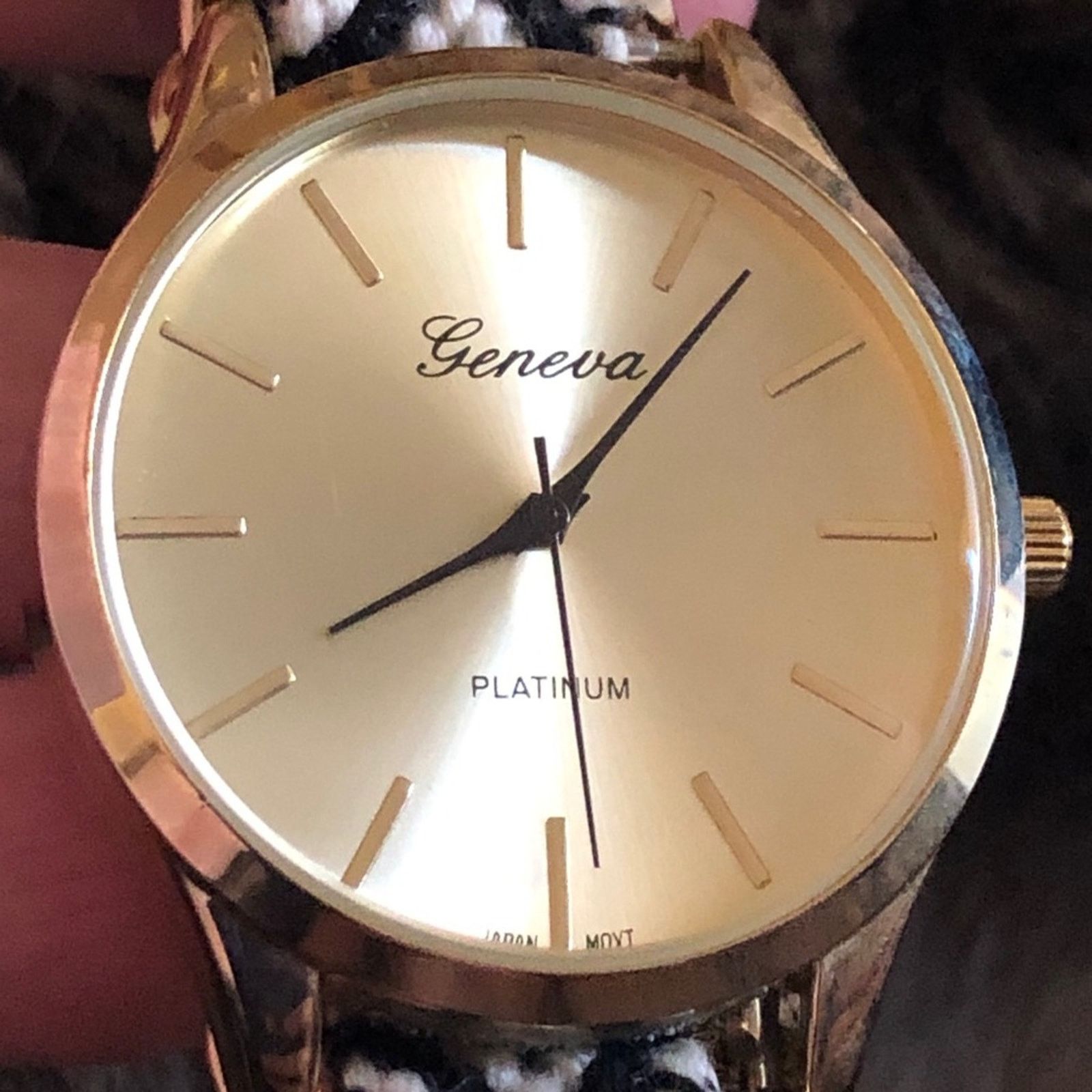 Jewelry Ladies Geneva Platinum adjustable braided watch Size ONE SIZE - 7 Thumbnail