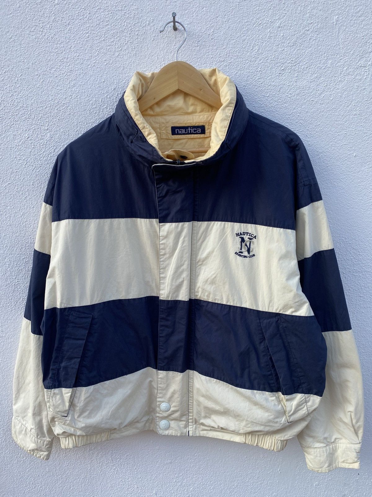 Nautica Vintage nauctica striped prisoner style riversible jacket Size US M / EU 48-50 / 2 - 4 Thumbnail