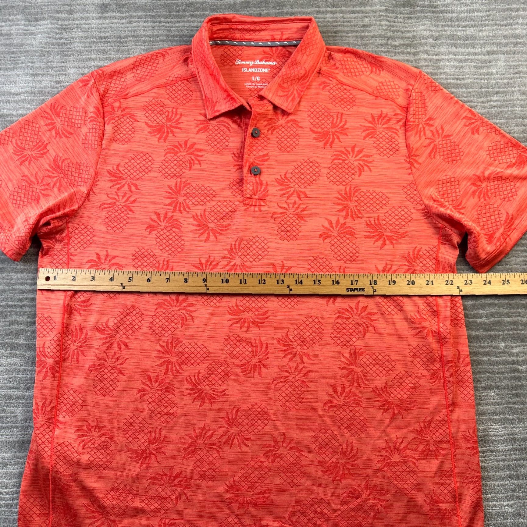 Tommy Bahama Tommy Bahama Polo Shirt Mens Large Orange Performance Islandzone Polo Casual Golf Shirt Mens L Orange Island Zone Size US L / EU 52-54 / 3 - 7 Thumbnail