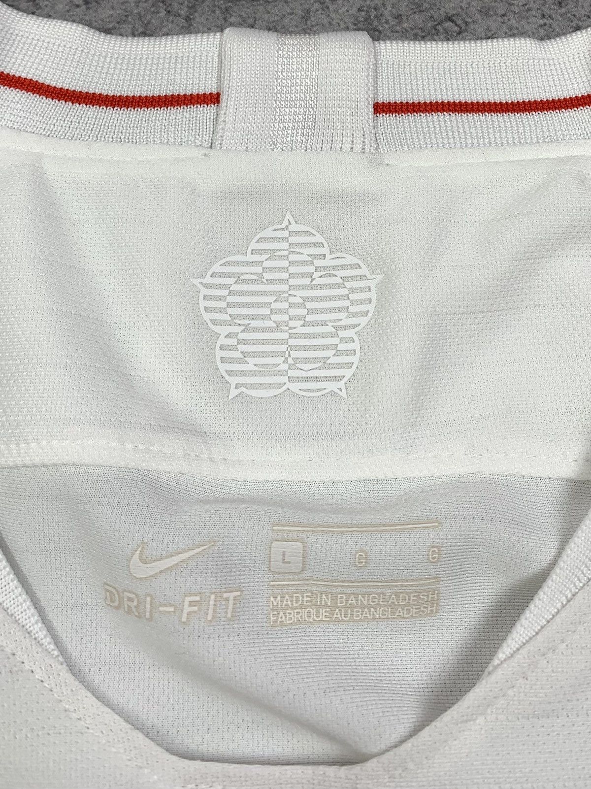 Nike Nike England National Team 2018-2019 Home Jersey Size L Size US L / EU 52-54 / 3 - 4 Thumbnail