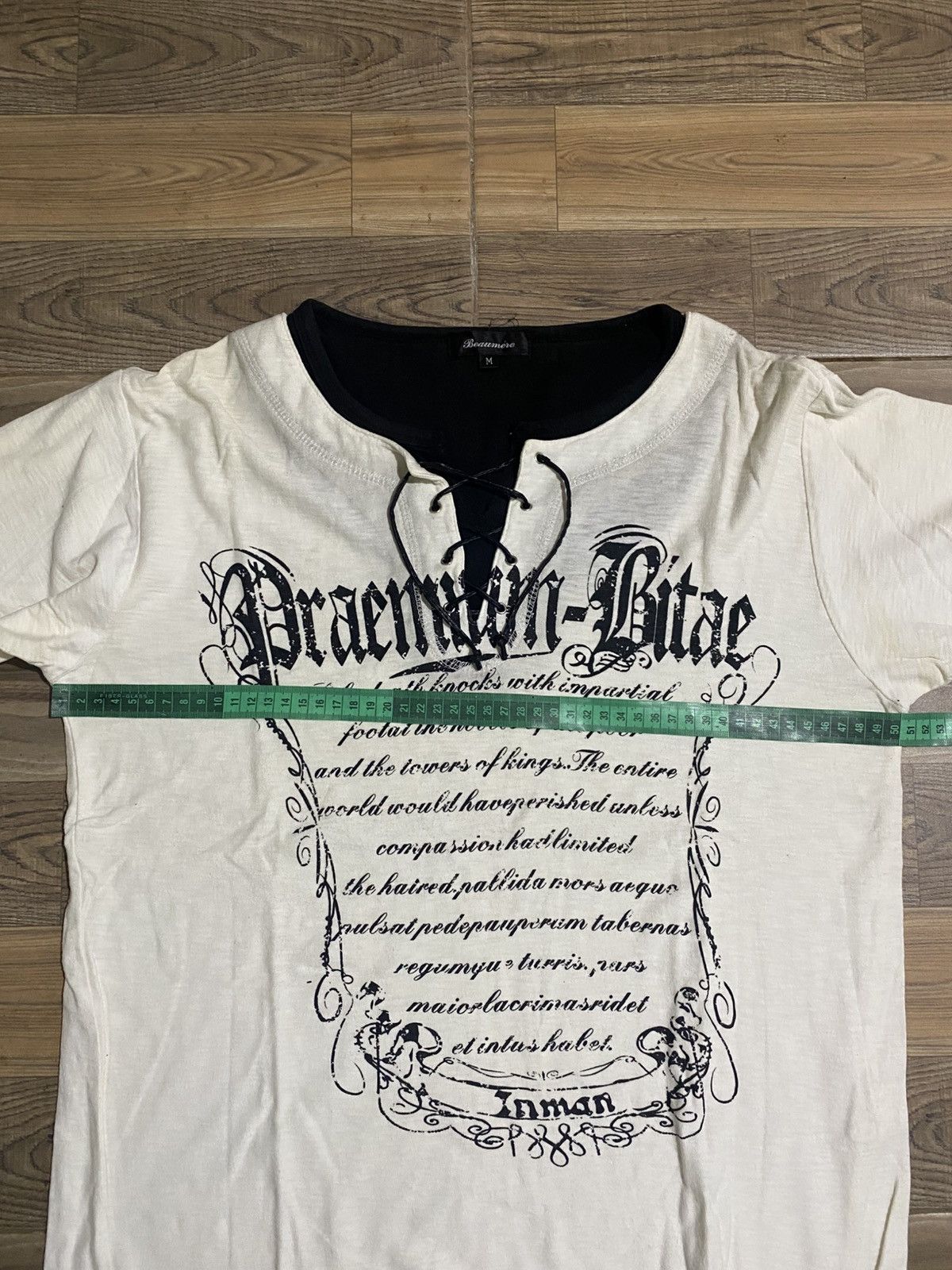 Japanese Brand × Vintage BEAUMERE POEM BONDAGE LONG SLEEVE TEE Size US M / EU 48-50 / 2 - 8 Thumbnail