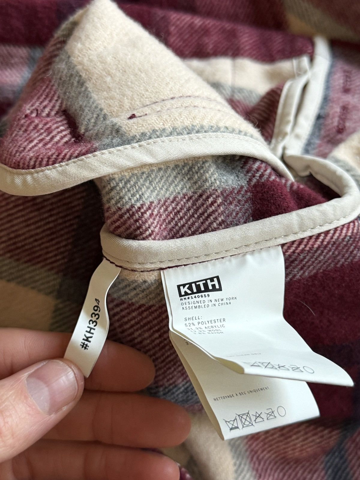 Kith Kith Plaid Hooded Ginza Shirt Sz M Size US M / EU 48-50 / 2 - 7 Thumbnail