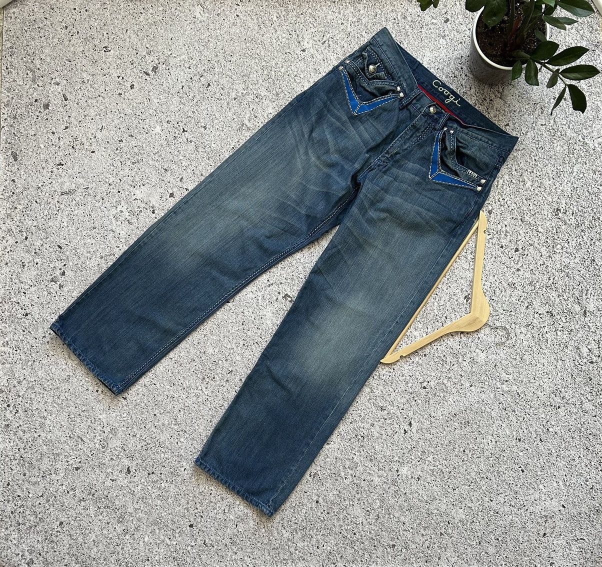 Coogi × JNCO × Vintage Crazy Vintage Y2K Coogi embroidered logo baggy jeans hype Size US 40 / EU 56 - 2 Thumbnail