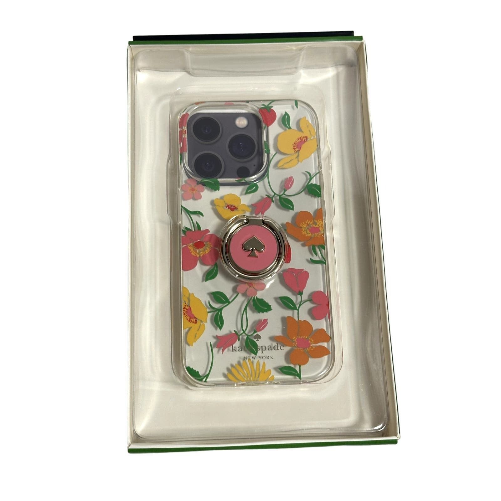 Kate Spade Kate Spade Strawberry Stability Ring Case iPhone 15 Pro Size ONE SIZE - 8 Thumbnail