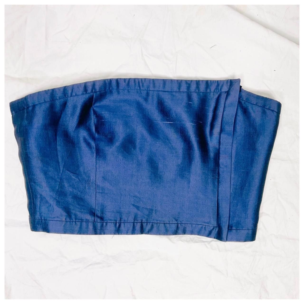 Armani Y2K Giorgio Armani Strapless Chrome Bandage Top Sz 44 Size M / US 6-8 / IT 42-44 - 2 Thumbnail