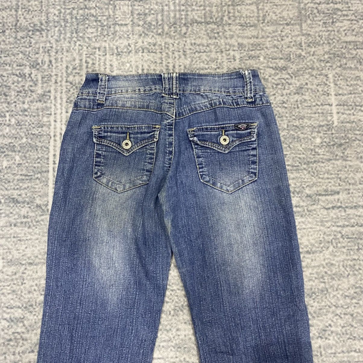 Japanese Brand Flared🔥 Forever Young Washed Bootcut Jeans Punk Lgb Size US 29 - 8 Thumbnail