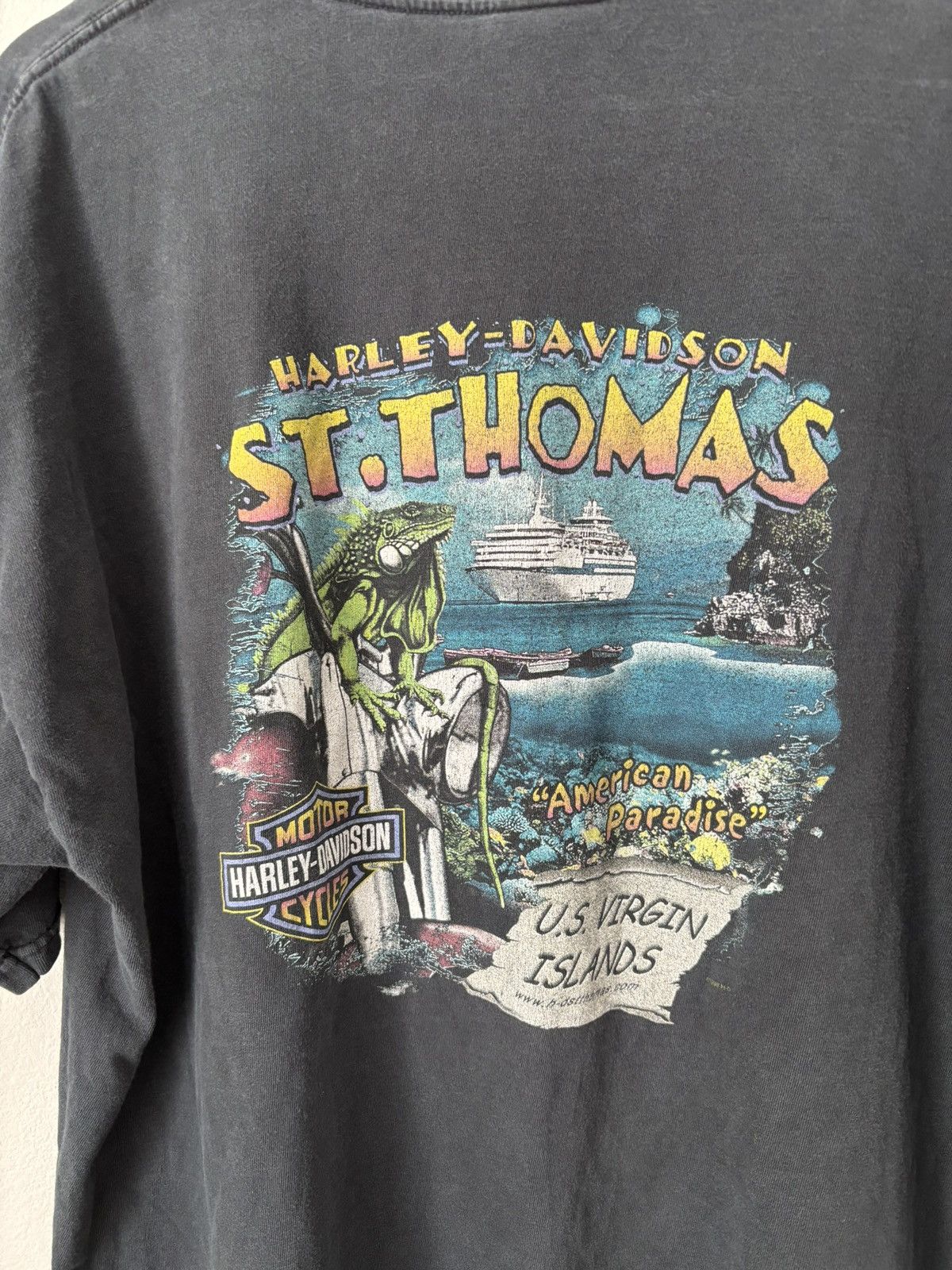 Harley Davidson 2005 Harley Davidson St Thomas Tee Size US XXL / EU 58 / 5 - 7 Thumbnail