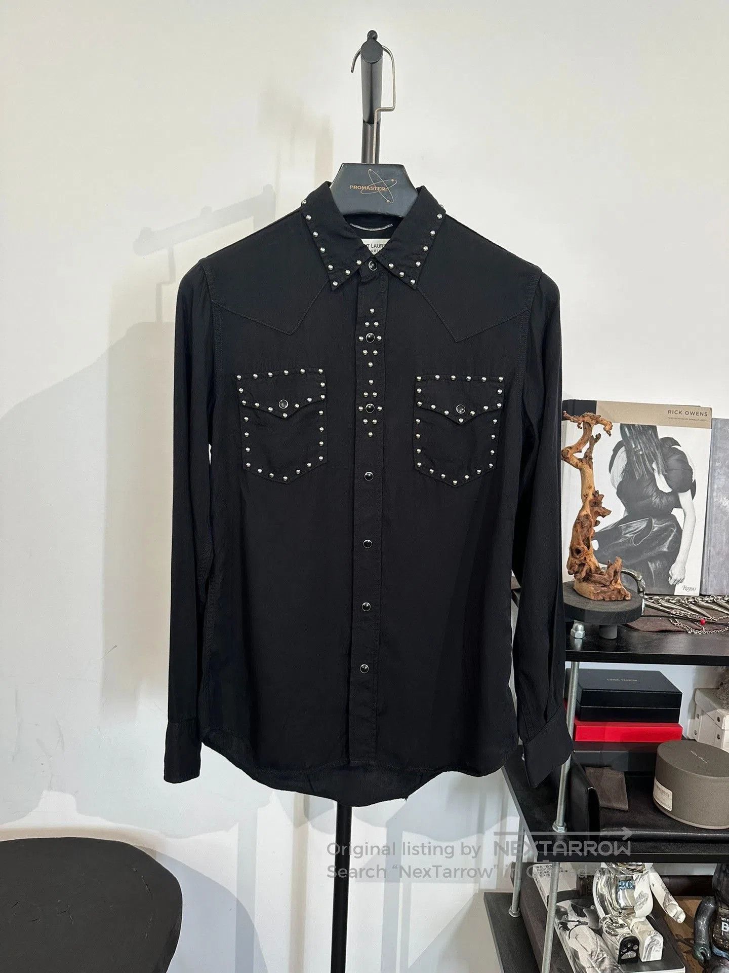 Saint Laurent Paris Saint Laurent Studded Shirt S. Size US S / EU 44-46 / 1 - 1 Thumbnail