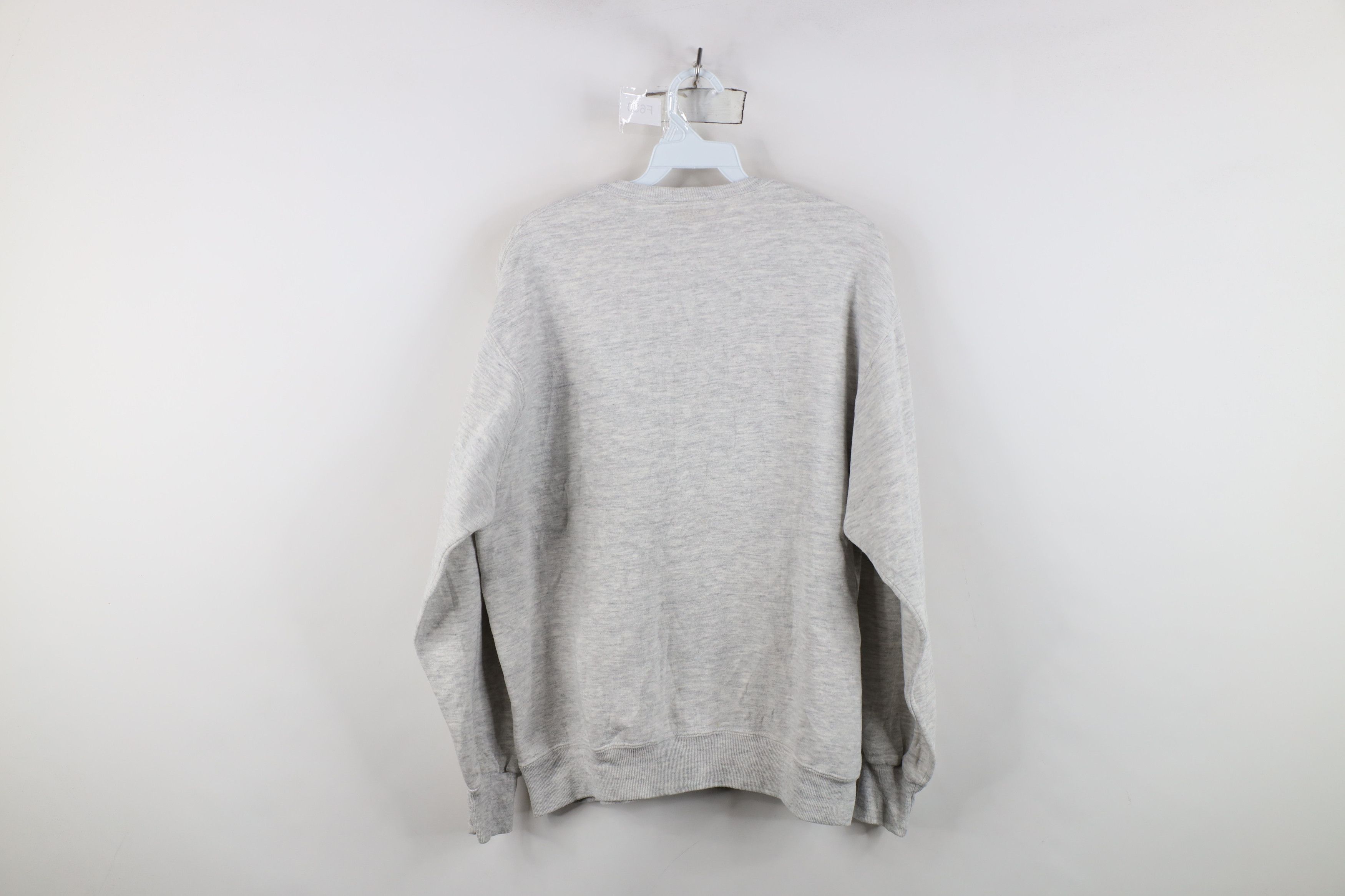 Vintage Vintage 90s Buena Vista Track and Field Sweatshirt Gray USA Size US L / EU 52-54 / 3 - 12 Thumbnail