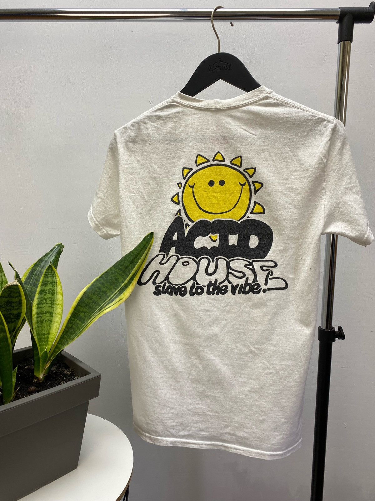 Gildan × Vintage AGCM ACID HOUSE SMILEY FACE RAVE TEE SHIRT Size US S / EU 44-46 / 1 - 1 Thumbnail
