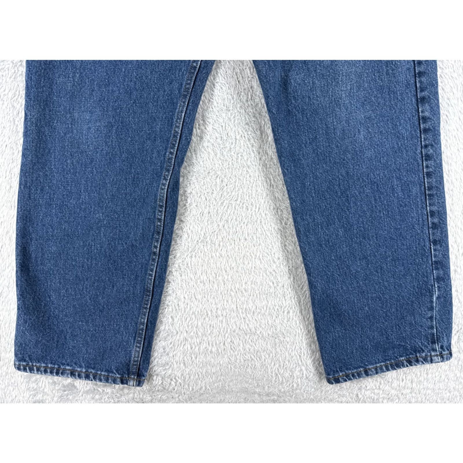 Lee VINTAGE Lee Jeans Adult 38 Blue Denim 5-Pocket Design Regular Straight Jeans Men 36x29 Denim Wash Light Cotton Jeans Blue 90s Theme Mens Size US 38 / EU 54 - 2 Thumbnail