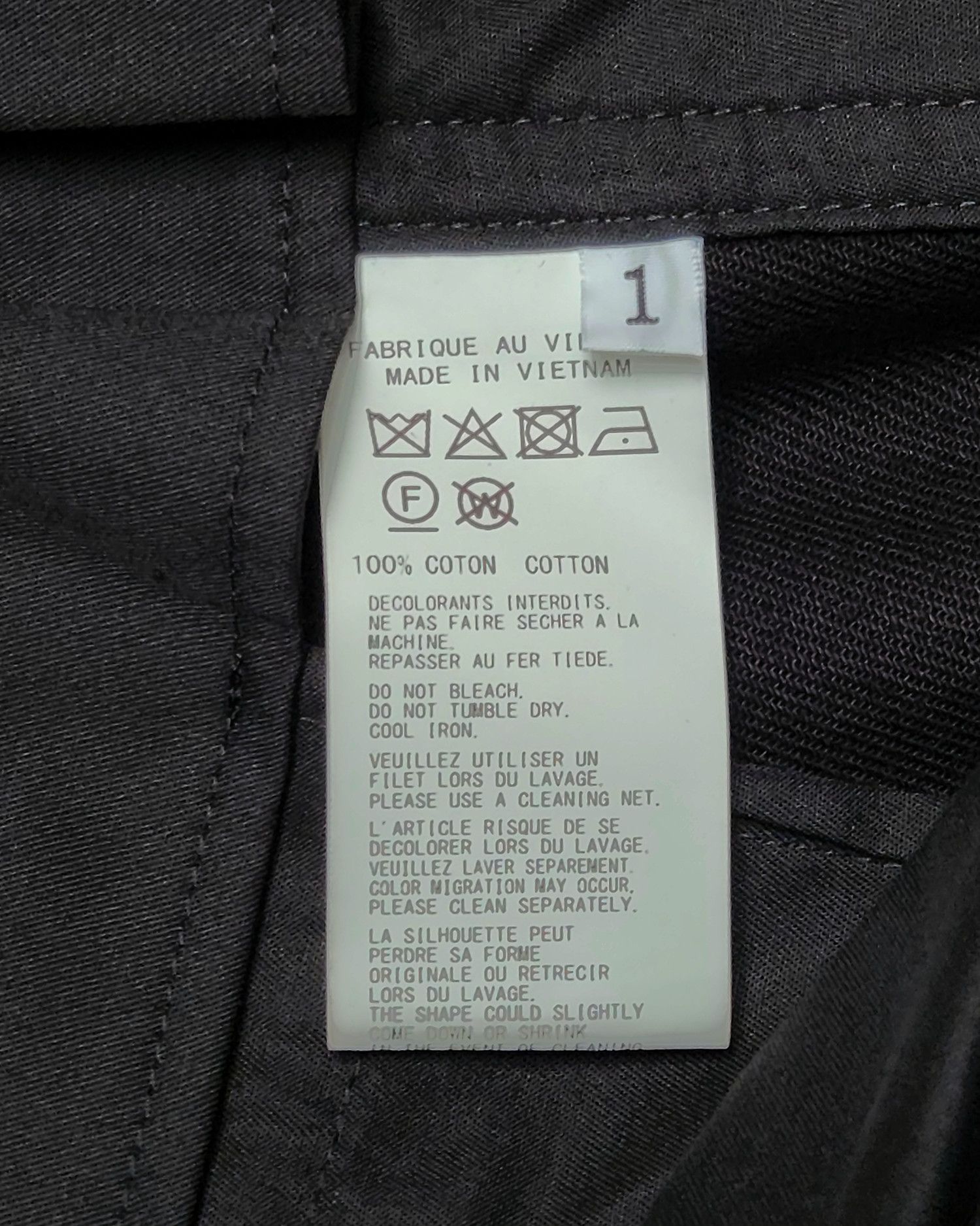 Yohji Yamamoto [Size 1] Y's for Men Katsuragi 12-Tuck Pants Size US 30 / EU 46 - 7 Thumbnail