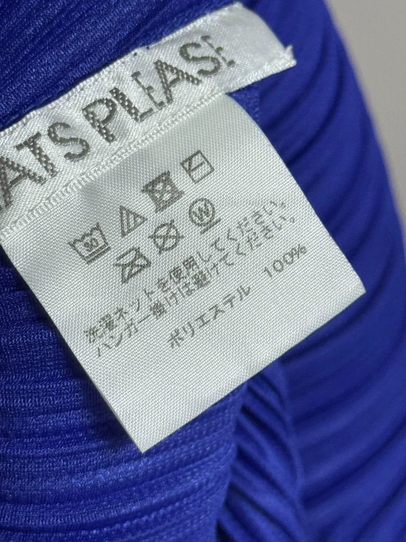 Issey Miyake issey miyake size:3 Blue dress with puffed sleeves Size XXS / US 00 / IT 34 - 3 Thumbnail