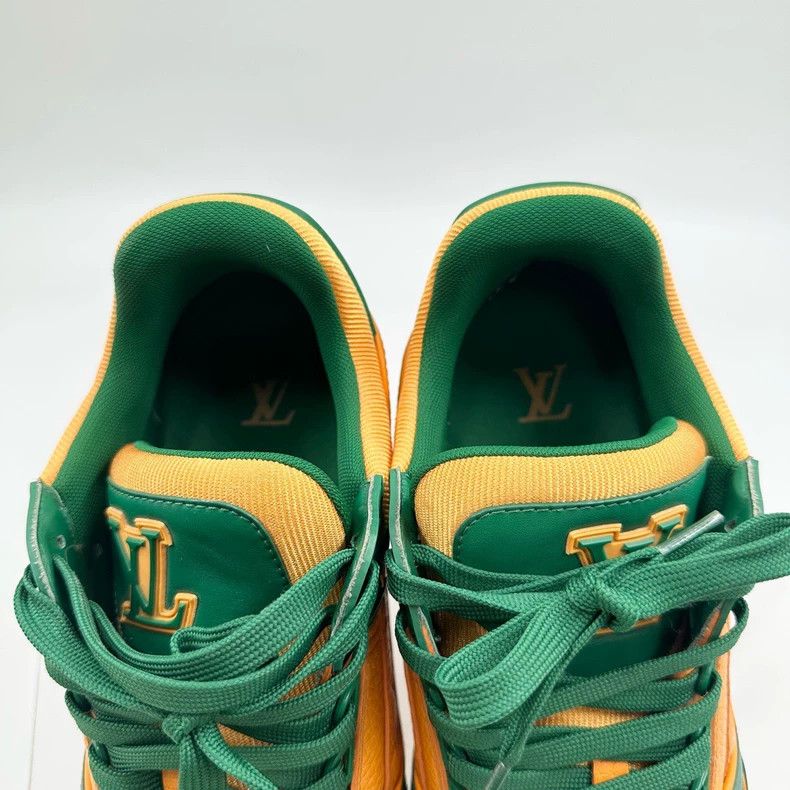 Louis Vuitton Louis Vuitton Trainer Brazilian yellow and green embossed Size US 9.5 / EU 42-43 - 5 Thumbnail