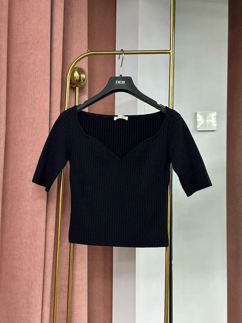 The Row The Row Grais Black Rib Wool Top Size US S / EU 44-46 / 1 - 1 Thumbnail