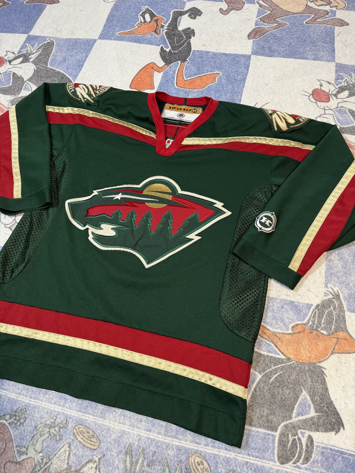 NHL Vintage minnesota wild blank jersey Size US M / EU 48-50 / 2 - 2 Thumbnail